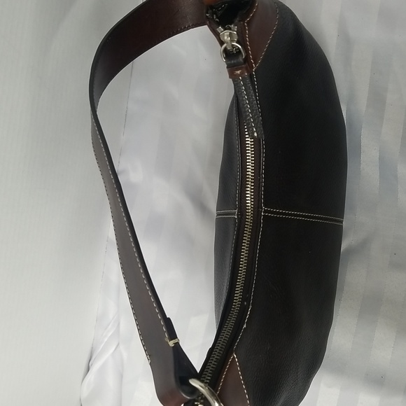 DOONEY &BOURKE  BROWN LEATHER SHOULDER BAG PURSE - Picture 5 of 8